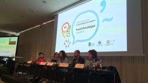 Paneldiskussion om källskyddet under Unesco-konferensen. pressfrihetsdagen i helsingfors