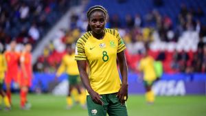 Fulutudilu var en av Sydafrikas ledande spelare i VM. Ode Fulutudilu i VM 2019.