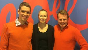 Fredric Portin, Nanna Vainio och Glenn Lindholm lade ut texten i Slaget efter tolv. Fredric Portin, Nanna Vainio och Glenn Lindholm deltog i Slaget efter tolv.