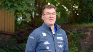 Joni Stenström representerar Raseborgs skyttar. Porträttbild på Joni Stenström.