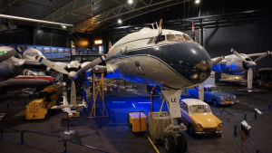 KLM:n Constellation Aviodrome-museossa Alankomaissa.