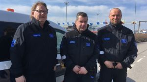 Johan Hagström, Klaus Renfors och Tomas Eriksson. Johan Hagström, Klaus Renfors och Tomas Eriksson
