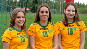 Sara Andberg, Yolanda Berg och Nicole Broman Sara Andberg, Jolanda Berg och Nicole Berg