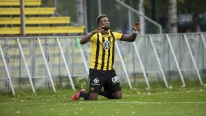 Macoumba Kandji lyckades sätta in sitt första mål för säsongen mot Ilves. Macoumba Kandji.