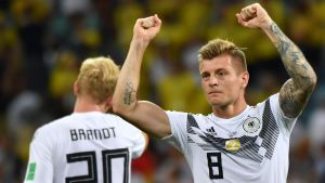Toni Kroos är en av få tyska spelare som levererat under VM. Toni Kroos var den största matchhjälten mot Sverige.