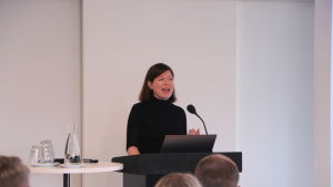 Anni Sinnemäki (Gröna) har bland annat deltagit i medborgaraktivitetsseminarium i Rom i Italien. Anni Sinnemäki.