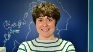 Laura Ala-Kokko kandiderade för de Gröna i Vasa valkrets. Laura Ala-Kokko (Gröna).