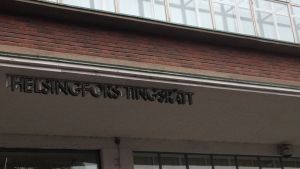 Tingsrätten dömde männen till grovt koppleri den 15 december i fjol. Helsingfors tingsrätt.