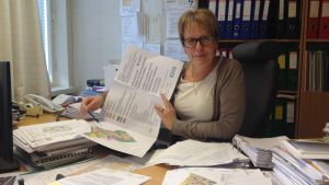 Planläggare Yvonne Liljedahl-Lund. Planläggare Yvonne Liljedahl-Lund i Pedersöre