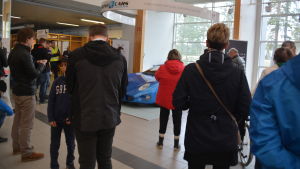 Under lördagens presentation försökte företaget också locka småinvesterare. Toroidion visade upp på Special Mobil.