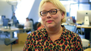 Susanna Ilmoni säger att HBL:s utmaning är de digitala prenumeranterna. Hufvudstadsbladets chefredaktör Susanna Ilmoni