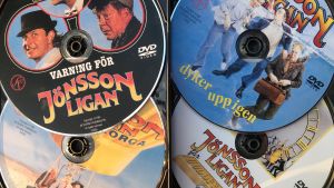 Sammanlagt har det gjorts nio Jönssonliganfilmer och fyra med Lilla Jönssonligan. En varieté Jönssonligan filmer