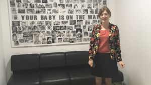 Sophie Ulkeba, internationell koordinator på New Life Georgia. Bild på Sophie Ukleba, internationell koordinator på New Life Georgia.