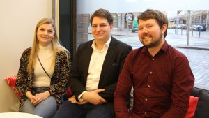 Barbara Gaardlykke Apol, Nicholas Kujala och Touko Niinimäki satt alla med i en panel som diskuterade jämställdhet i Norden tidigare i veckan. Barbara Gaardlykke Apol, Nicholas Kujala och Touko Niinimäki satt alla med i en panel som diskuterade jämställdhet i Norden tidigare i veckan.