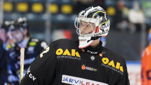 Joel Blomqvist hoppas ta plats i den slutliga JVM-truppen. Joel Blomqvist i närbild.