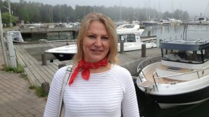 Annastina Sarlin är en av dem som är med och arrangerar Skärgårdshavets utfärdsveckor. annastina sarlin