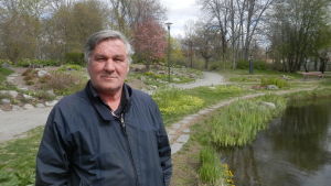 Stadsträdgårdsmästare Jan-Ole Bäck. Stadsträdgårdsmästare Jan-Ole Bäck i Jakobstad