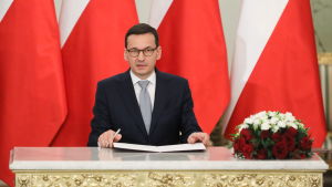 Polens premiärminister Mateusz Morawiecki. Mateusz Morawiecki, ny premiärminister i Polen