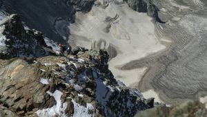 Stefano ja Pietro Percino kiipeämässä Matterhornille.