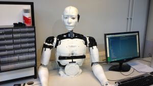 Robotar finns överallt. Den här robotens delar har printats av en 3D-printer.
