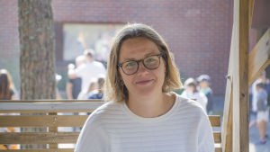 Unna Heimberg har själv varit barn på församlingens läger. Lägerledare Unna Heimberg