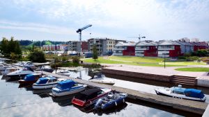 Bostadsmarknaden i Borgå går inte het för tillfälle. Västra Åstranden i Borgå