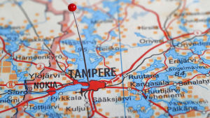 Karta över Tammerfors.