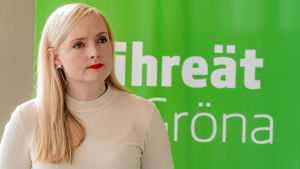 Nedkörningen av torven har börjat sa inrikesminister Maria Ohisalo i september. Maria Ohisalo.
