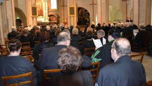 Ett högtidligt Kyrkokapitel med Investitur hölls i Åbo domkyrka. s:t lazarus orden, åbo domkyrka,