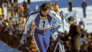 Juha Mieto tar nio stortävlingsmedaljer under karriären. Det enda guldet kommer i stafett vid OS i Innsbruck 1976 – efter en enastående andrasträcka av Mieto. Juha Mieto, 1976.