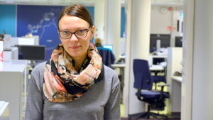 Avfallshanteringschef Camilla Enell-Öst Camilla Enell-Öst, Vasa stads avfallshanteringschef