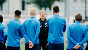 Markku Kanervas mjukare ledarskap är en nyckel för landslaget. Markku Kanerva, 02.09.2019