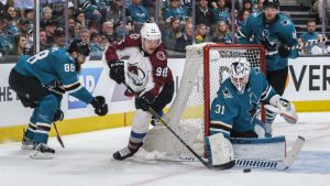 Mikko Rantanen har imponerat mot San Jose. Mikko Rantanen har imponerat mot San Jose.