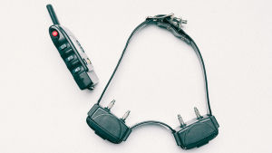 Enligt Britt-Marie Juup har våld som en metod i skolningen av skyddshundar blivit ännu vidrigare eftersom modern teknik såsom elhalsband används som redskap i skolningen. Elektrikst hundhalsband och sändare.