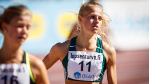 Jeanine Nygård följde upp bronset på huvuddistansen med silver på sidodistansen. Jeanine Nygård, FM 2017.