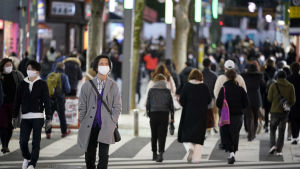 Regeringen utlyste i januari nödläge i flera stora städer, bland annat i Tokyo, för att få kontroll över det förvärrade coronaläget. Regeringen utlyste i januari nödläge i flera stora städer som Tokyo för att få kontroll över det förvärrade coronaläget.