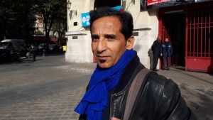 Mouloud Aïssou, journalist vid France 3 och fackföreningsrepresentant på journalistförbundet SNJ, en gren av mäktiga facket CGT. Mouloud Aissou, journalist och fackföreningsrepresentant på journalistförbundet SNJ, en gren av mäktiga facket CGT.