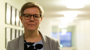 Miljöminister Krista Mikkonen har lyssnat på medborgarna Krista Mikkonen ympäristöministeriössä
