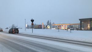 En matbutik skulle kunna placeras i närheten av Shell i Kungsporten. Shell i Borgå.