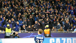 Bergamo är en fotbollsstad och hemlaget heter Atalanta BC Atalantas fest i Champions League