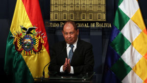 Inrikesminister Carlos Romero lovade att straffa de skyldiga. Bolivias inrikesminister Carlos Romero.