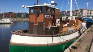 M/S Sälö har tjänat Skärgårdsteatern under närmare 20 turnéer. Skärgårdsteaterns båt Sälö