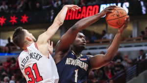 Zion Williamson spelade senast i försäsongens träningsmatcher. Zion Williamson.