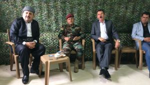 General Suleiman styr de kurdiska ”Peshmerga”-soldaterna i Tel Skef i norra Irak. General Suleiman styr de kurdiska ”Peshmerga”-soldaterna i Tel Skef, norra Irak.