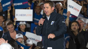 Andrew Scheer leder Kanadas konservativa parti. Andrew Scheer leder Kanadas konservativa parti