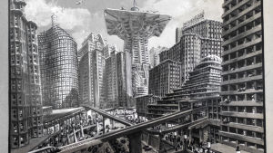 Metropolis elokuvan luonnos