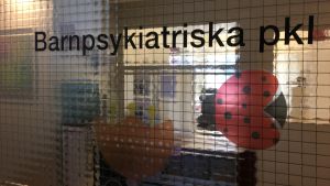 Barnpsykiatriska polikliniken i Vasa. Ingången till barnpsykiatriska polikliniken vid Vasa centralsjukhus.