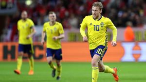 Emil Forsberg är Sveriges namnstarkaste spelare i VM. Emil Forsberg.