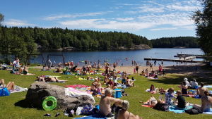 En bild som har varit okej att såväl ta som publicera. Molnträsk i Sibbo.