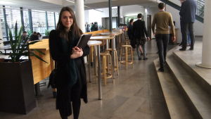 Julija Kurganovitj. Julija Kurganovitj från Vitryssland studerar vid Handelshögskolan i Stockholm i Riga.